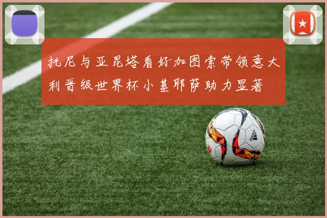 托尼与亚昆塔看好加图索带领意大利晋级世界杯小基耶萨助力显著